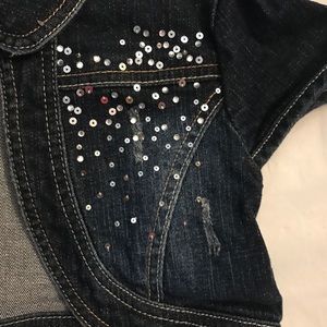 Justice Jackets & Coats - 🆕Justice Embellished Denim Bolero Jacket Sz 10 Justice Jackets & Coats - 🆕Justice Embellished Denim Bolero Jacket Sz 10